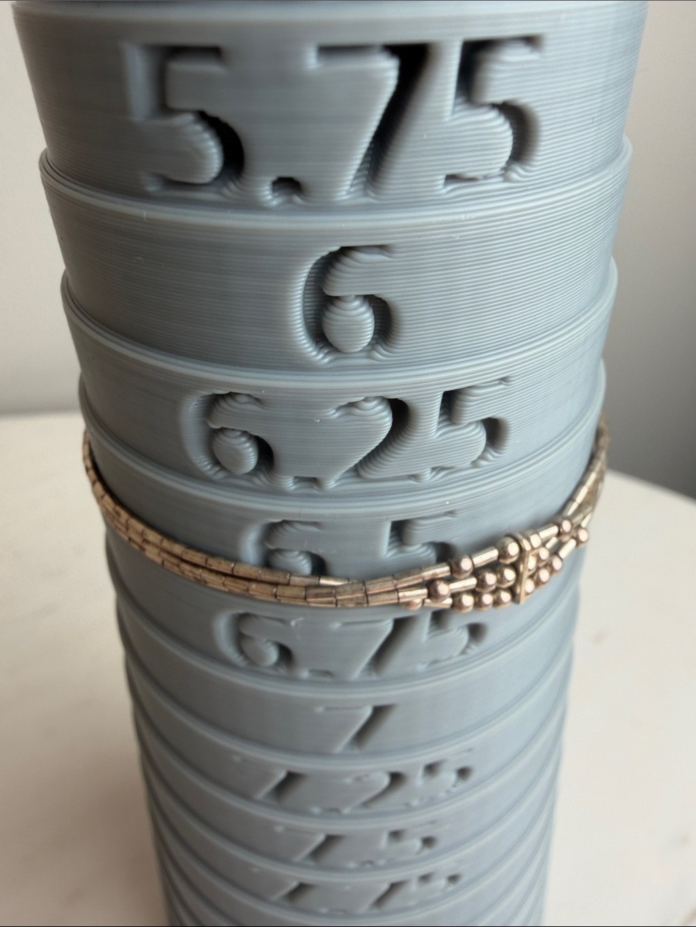 Vintage Sterling Silver Bead Multi-Strand Bracelet - Picture 6 of 6